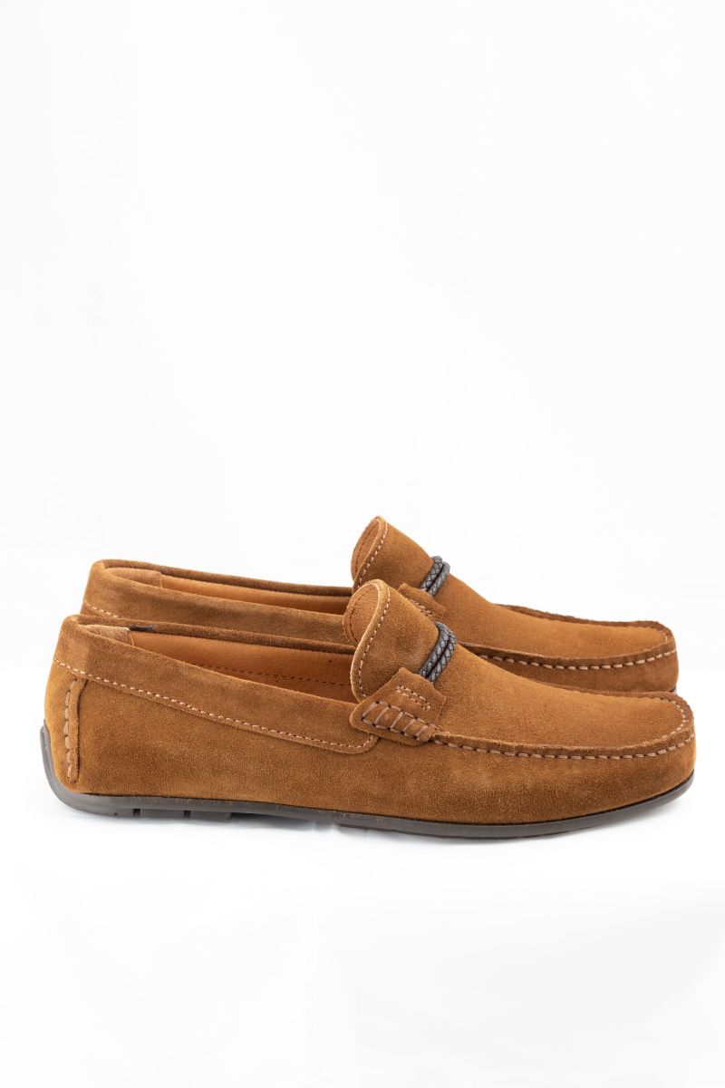 MOCASSINO DE CAMURÇA CAMEL SKU 0,24776