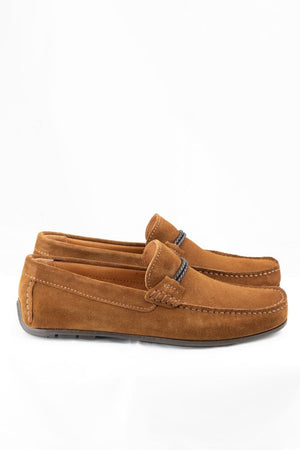 MOCASSINO DE CAMURÇA CAMEL SKU 0,24776