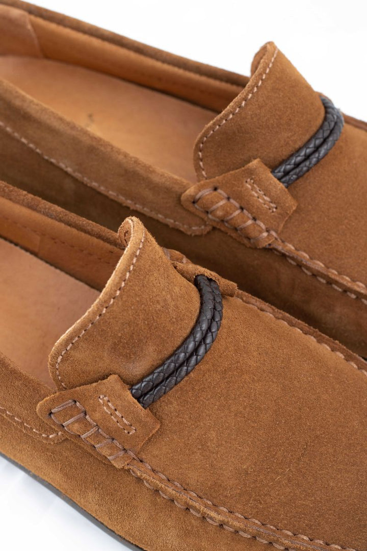 MOCASSINO DE CAMURÇA CAMEL SKU 0,24776