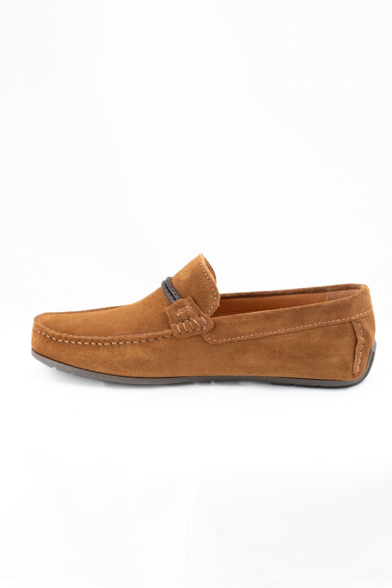 MOCASSINO DE CAMURÇA CAMEL SKU 0,24776