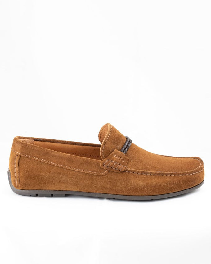 MOCASSINO DE CAMURÇA CAMEL SKU 0,24776