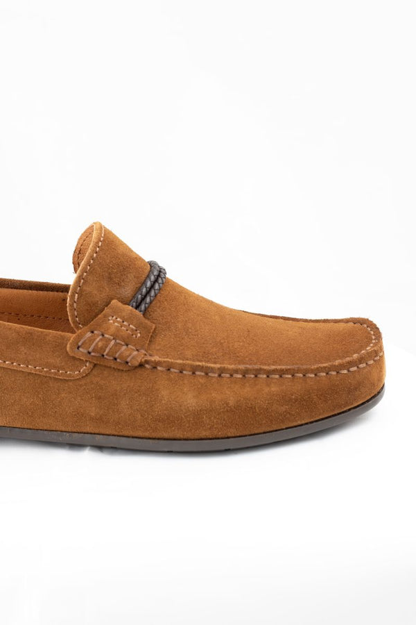 MOCASSINO DE CAMURÇA CAMEL SKU 0,24776