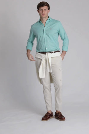Camisa Casual Verde agua SKU 0.33317