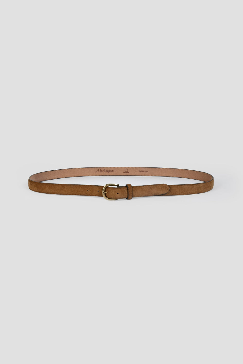Cinturon Fino Serraje Camel SKU 0.31784