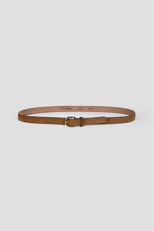 Cinturon Fino Serraje Camel SKU 0.31784